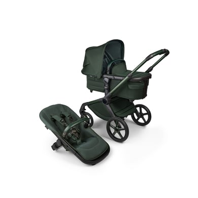 bugaboo Kombikinderwagen Fox 5 complete Noir Limited Edition MIDNIGHT GREEN von Bugaboo