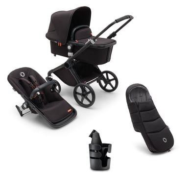 bugaboo Kinderwagen Fox Cub Complete Black/Midnight Black von Bugaboo