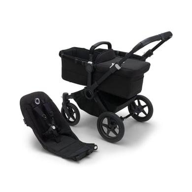 bugaboo Kombikinderwagen Donkey 5 Base Black/Black Midnight von Bugaboo