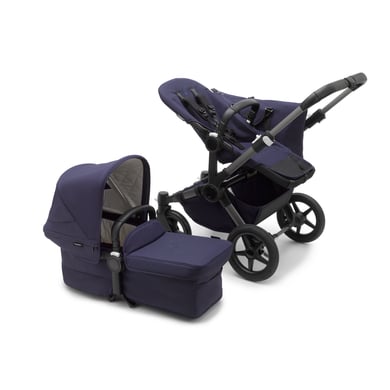 bugaboo Kombikinderwagen Donkey 5 Classic Mono Complete Graphite/Dark Navy von Bugaboo