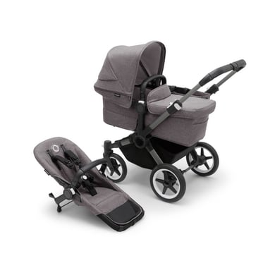 bugaboo Kombikinderwagen Donkey 5 Mono Complete Graphite/Grey Melange von Bugaboo