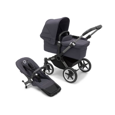 bugaboo Kombikinderwagen Donkey 5 Mono Complete Graphite/Stormy Blue von Bugaboo