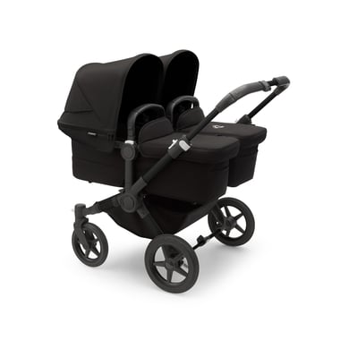 bugaboo Zwillingswagen Donkey 5 Twin Complete Black/Midnight Black von Bugaboo