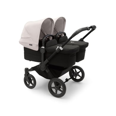 bugaboo Zwillingswagen Donkey 5 Twin Complete Black/Misty White von Bugaboo