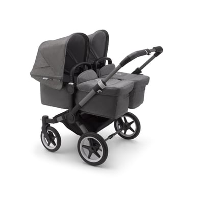 bugaboo Zwillingswagen Donkey 5 Twin Complete Graphite/Grey Melange von Bugaboo