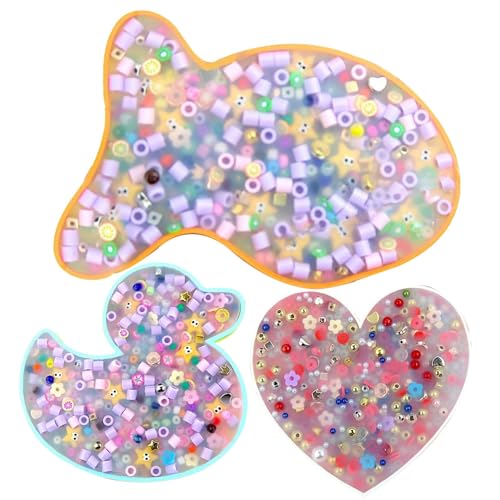 3Pcs Skin Picking Fidget Toys - Silicone Picking Fidget Pad, Picky Party Pad Fidget, Skin Picking Pocket Pads, Sensory Toys for Skin Pickin, Party Toy and Relax A-nxiety Toy for Children and Adult von Buhjnmik