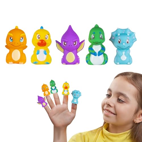 5Stück Halloween Fingerpuppe, Halloween Vinyl Charakter Fingerpuppe Spielzeug Set für Kinder, Interaktive Spielzeugpuppen, Wunderbare 5Puppen für Halloween Party Geschenke Goodie Bag Fillers von Buhjnmik