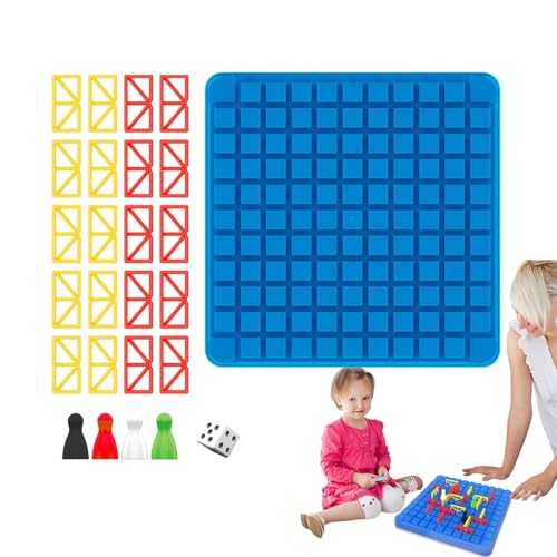 Buhjnmik Dame-Brettspiel für Erwachsene, Dame-Brettspiel, Tischspiel Brettspiele Schachspiel, Desktop-Spiele-Dame-Set, Strategiespiel, Schachspiel, Dame-Spiel für Kinder und Erwachsene von Buhjnmik