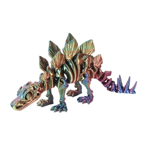 Buhjnmik Dinosaurier-3D-Anzeigespielzeug, 3D-Drucktier | Dinosaurier-Sensorspielzeug für Erwachsene und Kinder - Kinder Dinosaurier Statue Sensorisches Spielzeug Einzigartiges Zappelspielzeug für von Buhjnmik