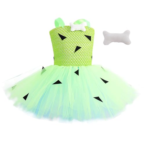 Buhjnmik Halloween-Kleid für Kinder, Halloween-Kleid für Kleinkinder - Halloween-Tüllkleid, Ballkleid-Kleid, Rüschen-Tüll-Kostüm,Spitze Halloween Kleinkind Tutu Kleid Cosplay Outfits Halloween von Buhjnmik