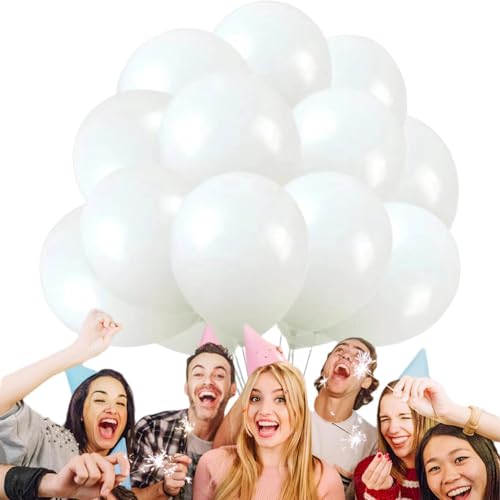 Buhjnmik Partyballon - Dicke Luftballons | 25,4 cm matte Luftballons Set für Hochzeit Abschlussfeier Babyparty Geburtstag Party Dekorationen von Buhjnmik