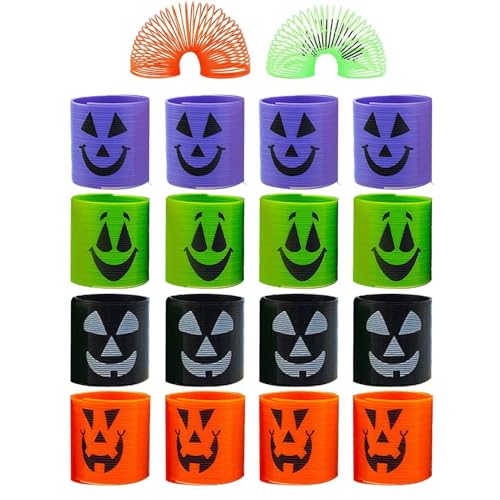 Buhjnmik Regenbogen-Feder-Spielzeug, magisches Spiralfeder-Spielzeug - Frühling Regenbogen Bulk Coil Magic Toy | Kleines Partygeschenk für Akrobatikvorführungen, Geburtstagsfeiern, Halloween-Partys von Buhjnmik