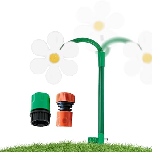 Gänseblümchen-Sprinkler – Tanzender Blumen-Wassersprinkler, Verrückter Gänseblümchen-Blumensprüher, Lustiger Gänseblümchen-Sprinklerpfahl Für Den Garten, Bewässerungssprinkler-Sprühgerät Für Den Hof von Buhjnmik