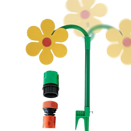 Gänseblümchen-Sprinkler – Tanzender Blumen-Wassersprinkler, Verrückter Gänseblümchen-Blumensprüher, Lustiger Gänseblümchen-Sprinklerpfahl Für Den Garten, Bewässerungssprinkler-Sprühgerät Für Den Hof von Buhjnmik