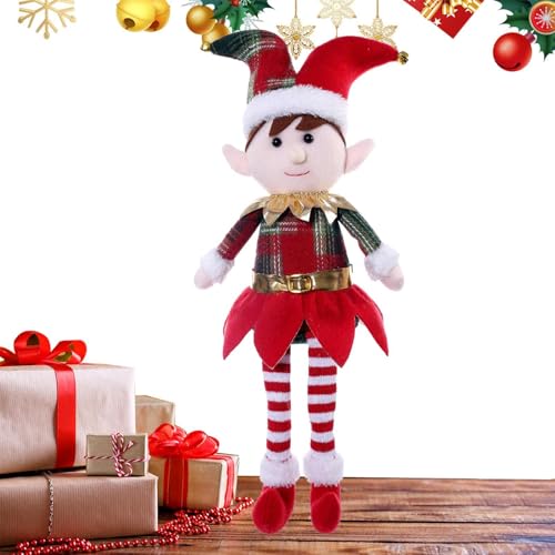 Buhygn Collectible Christmas Dolls | Elf Figurine Decor | Christmas Toys with Long Legs | Festive Desk Decor | Collectible Figurines Desk Decor Home Decoration, Christmas Party Favors von Buhygn