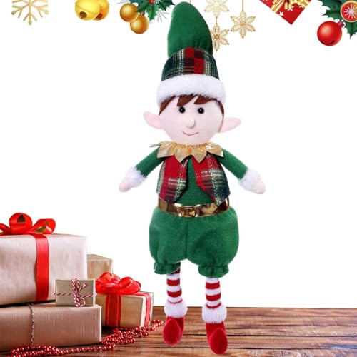 Buhygn Collectible Christmas Dolls | Elf Figurine Decor | Christmas Toys with Long Legs | Festive Desk Decor | Collectible Figurines Desk Decor Home Decoration, Christmas Party Favors von Buhygn