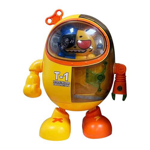 Buhygn Elektrischer Tanzroboter, interaktives tanzendes Tierspielzeug, sensorisches Kinderspielzeug, sicher und langlebig, lehrreich und unterhaltsam, 11,4 x 11,7 x 18,3 cm für Kinder von Buhygn