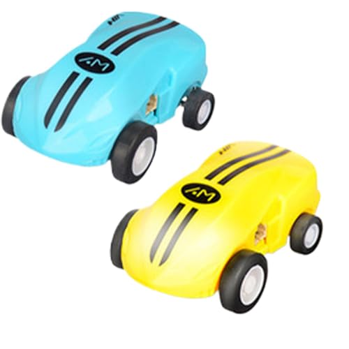 Buhygn Flashspin Kleines Rennauto, Rapid Rc Stunt-Auto, Stunt-Rotations-Taschen-Rennwagen-Spielzeug, einfach zu bedienen, wiederaufladbares Design, 3 x 4,3 x 2 cm, Gelb/Blau für, Mädchen von Buhygn