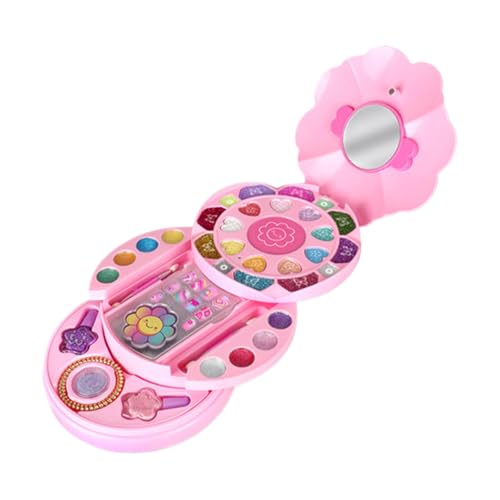 Buhygn Kinder-Make-up-Set, Spielzeug für Mädchen, waschbares Make-up für kleine Mädchen | Kleinkind Mädchen echte kosmetische waschbare Spielzeuge | Waschbares echtes Make-up-Set, Anziehset für kleine von Buhygn