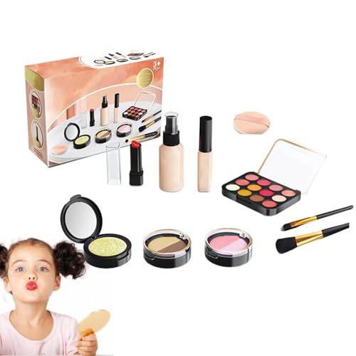 Buhygn Kinder-Make-up-Set für Mädchen, Rollenspiel-Kosmetik-Set, Spielzeug | Make-up-Set für Kinder zum Rollenspiel | Künstliches Make-up-Kosmetikspielzeug, Mädchen-Rollenspielset für Mädchen, Kinder, von Buhygn