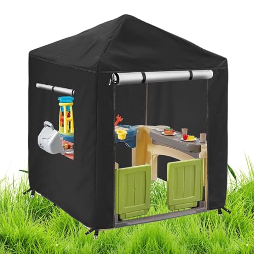 Buhygn Outdoor Playhouse Cover, Waterproof Playhouse Covers, Playhouse Special Waterproof Covers, Zipper Play House Cover, Dustproof Playhouse Cover for Park, Playground von Buhygn