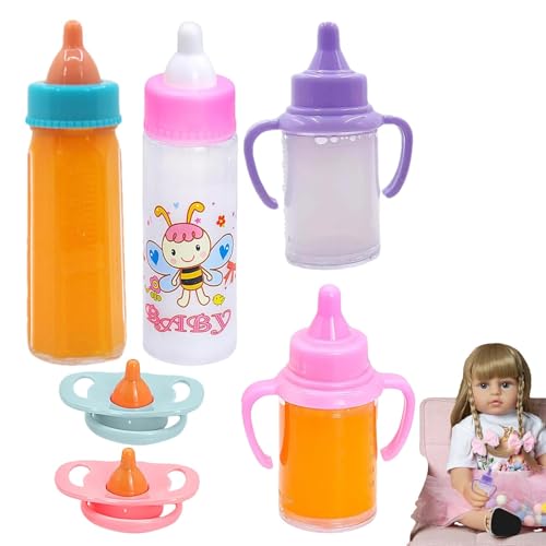 Disappearing Doll Feeding Set | Pretend Kids Doll Caring Toy Set | Doll Bottle Toys for Kids | Interactive Pretend Play Feeding Toy for Girls | Fun Family Toy for Kids Role Play von Buhygn