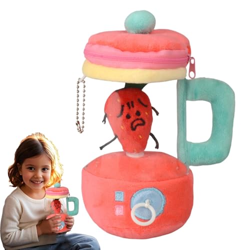 Juicer -Formplüschspielzeug, Kinderkomfortspielzeug, Plüschige, Beruhigende Puppe, Einzigartiges Design, Einfach Zu Bedienen, 7 Zoll, Für Schlafzimmer, Spielzimmer Und Reisen von Buhygn