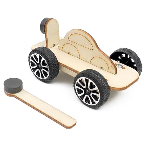 Magnetisches Auto-Wissenschaftslabor-Set, Auto-Wissenschafts-Bauset, Bauspielzeug, Spaß beim Aufbau von Fähigkeiten, pädagogisch, 10 x 5,5 x 5 cm für Kinder, Schulprojekt von Buhygn