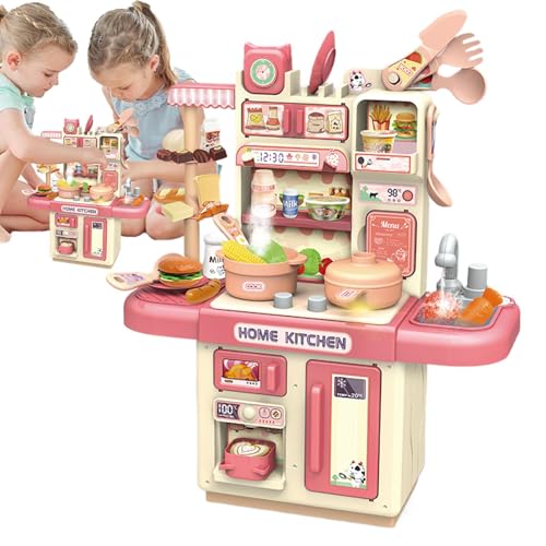 Modernes Küchenspielset für Kinder, pädagogisches Kochspielset, interaktives Kochspielzeug, sicher und robust, einfach zu Spielen, 30 x 13,5 x 36 cm für Kinder von Buhygn