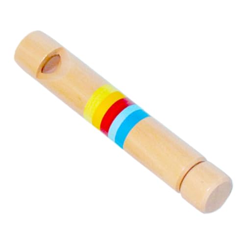 Slide Whistle Musical Instrument, Push-Pull-Holzpiccolo, Holzpiccolo Musical Toy, Safes & Sturdy, einfach zu bedienen, 17x3 cm für Kinder von Buhygn