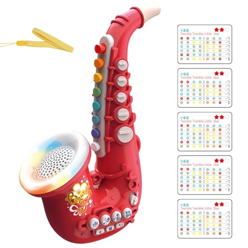 Toy Saxophone for Kids, Saxophone Musical Instrument Toys, Musical Wind Instruments Saxophone/Trumpet/Clarinet Musical Instruments Educational Toys for Boys, Girls von Buhygn