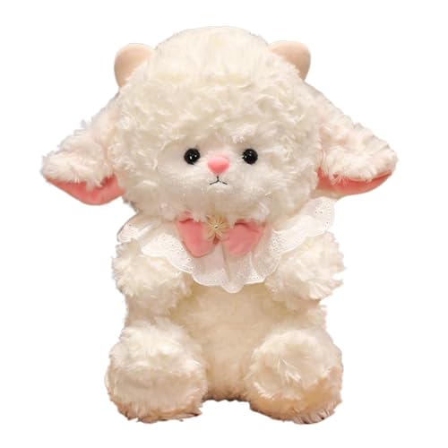 Buhyujkm Animal Soft Plush, Sheep Stuffed Toys, Adorable Small Sheep Plush Lamb Dolls, Cute Stuffed Animals, Cuddly Sheep Toy for Living Room, Kids' Room, Bedroom, Car, Sofa von Buhyujkm