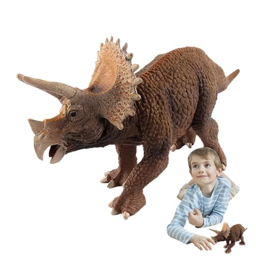 Buhyujkm Dinosaur Model, Realistic Carnotaurus & Triceratops Figurines, Detailed Dinos Statues, Durabled & Engaging Playset, Ideal for Boys, Girls, and Toddler (Resin) von Buhyujkm