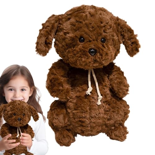 Buhyujkm Dog Stuffed Animal, Cuddly Dog Plush, Soft Dog Doll, Throw Pillow Toy, Plush Dog Toy, Sleeping Dog Companion, Plush Dog Doll, Dog Plush Pillow for Boys and Girls, Desktop Ornament von Buhyujkm