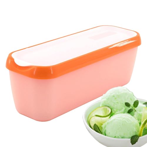 Buhyujkm Ice Cream Containers, 320ml Rectangle Tub with Non-Slip Base, Reusable Food Storage Container, Matte Texture Sundae Box, Perfect for Homemade Yogurt, and Stylish Kitchen Solution von Buhyujkm