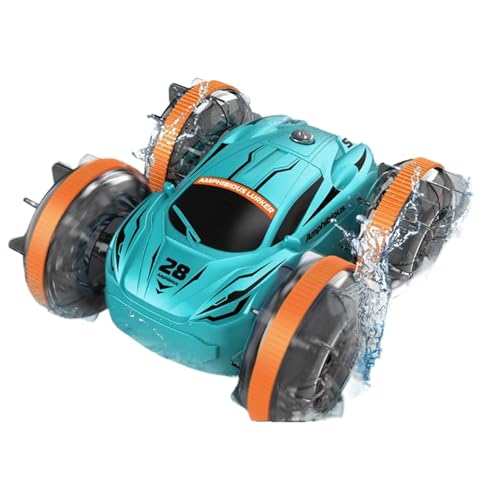 Buhyujkm Remote Control Boat, 360 Degree Rotation Model, All Terrain Race Vehicle, Waterproof Design, Excellent for Grass, Sand, Rocks, and 45 Degree Exploration von Buhyujkm