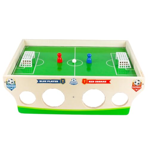 Buhyujkm Soccer Board Game, Magnetic Soccer Party Game, Interactive Desktop Sport Toy, Wooden Football Playing Toy, Indoor Soccer Game Room Toy, Family Fun Soccer Game, von Buhyujkm