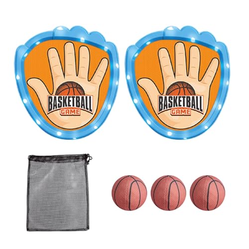 Buhyujkm Sticky Ball Catch Game, Baseball Throwing Game Kit, Baseball Training Toy, Outdoor Catch Game, Outdoor Carnival Sticky Ball Catch Game with Adjustable Straps for Kids and Adults von Buhyujkm