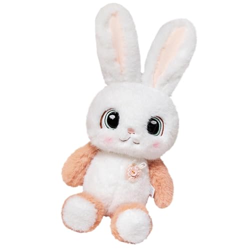 Bunny Plush, 16-Inch Stuffed Companion Doll, Soft & Huggable Cartoon Design, 40cm/15.75 inches, Comforting Throw Pillow, Ideal for Kids, Boys, and Girls von Buhyujkm