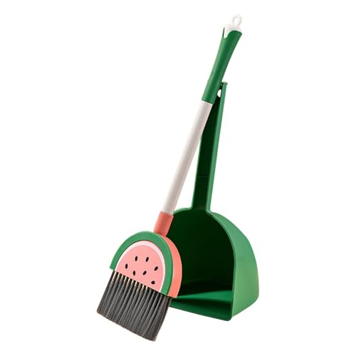 Children Broom and Dustpan Set - Fruit Design Kids Broom and Dustpan Set | Cute Kitchen Broom | Little Housekeeping Helper - Perfect House Cleaning Tools for Children von Buhyujkm