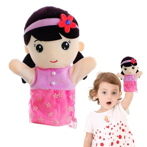 Handpuppen für Kinder,Handpuppen für Erwachsene, Sichere kuschelige Familienhandpuppen, Soft Enhance Communication Plüsch-Handpuppen für Bühnenaufführungen, Puppenspiele und Geschichtenerzählen von Buhyujkm