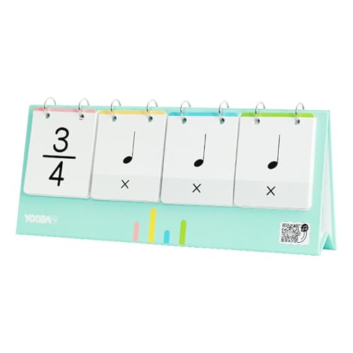 Klavierrhythmus-Trainingskarten, Musikerziehungskarten für Kleinkinder, Musik-Rhythmus-Training, Klavierrhythmus-Lernhilfen für Kinder, 45 x 15 x 7 cm, Klavier-Lernhilfen für Kinder, Ozeanblau von Buhyujkm