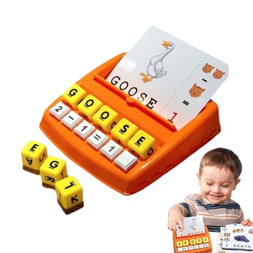 Matching Letter Game, Math Learning Toy, Phonics Educational Toy Kids, Early Preschool & Kindergarten Interactive for Recognition and Cognitive Development in Classroom. von Buhyujkm