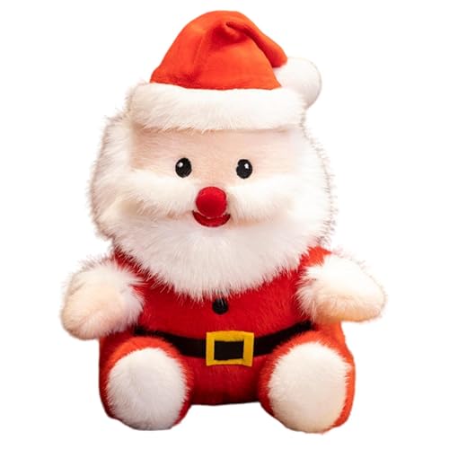 Plush Santa Claus Doll, Soft Stuffed Santa Toys, Christmas Santa Claus Doll, 9.8 Inch Santa Ornament, Cute Santa Claus Toy, Santa Claus Party Supplies, Teacher Student Award Doll, Holiday Santa von Buhyujkm