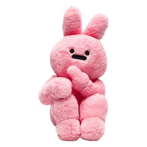 Plush Toy, Stuffed Animal, Soft and Huggable Adorable Charming Bunny Design Compact Stuffed Toy for Travel, Playtime, or as a Decorative Piece, 6.3 Inches von Buhyujkm