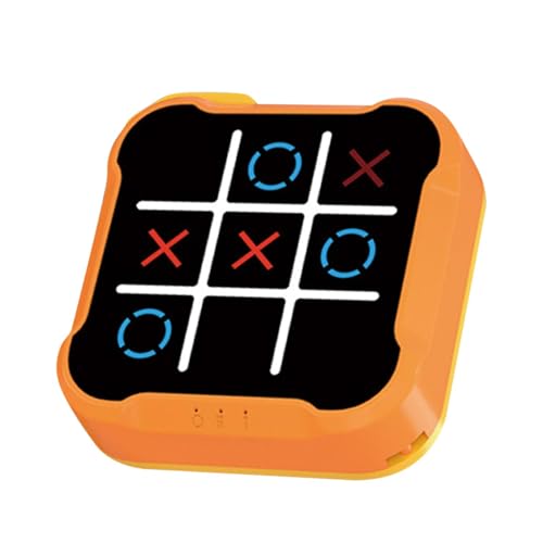 Tic-Tac-Toe-Spiel, elektronisches Tic-Tac-Toe-Spielzeug, Brettspiele für Kinder, pädagogische Brettspiele, kritisches Denkspiel, 3-in-Reihe-Reisespiel, geeignet für Kinder und Erwachsene von Buhyujkm