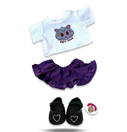 Build Your Bears Wardrobe 5060322144733 Teddy Bear Clothes Teddybär-Kleidung, Weihnachten, violett von Build Your Bears Wardrobe