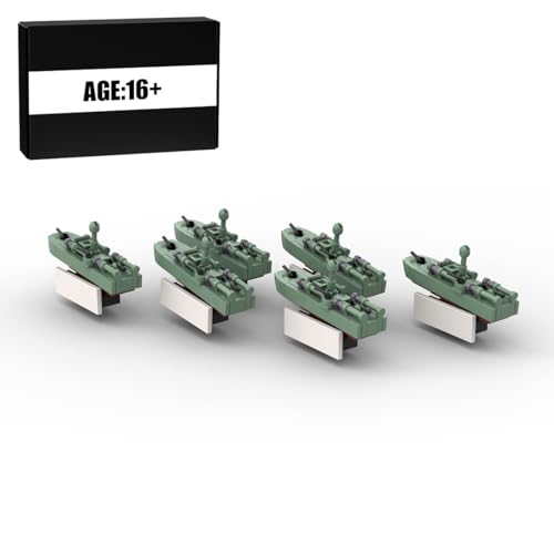 BuildCubes 1/300 Technik Submarine Schiffe Militär, U-Boote Bausteine MOC Militär Schlachtschiff, 325Teile Technik Kriegsschiffe Klemmbausteine Konstruktionsspielzeug Geschenk von BuildCubes