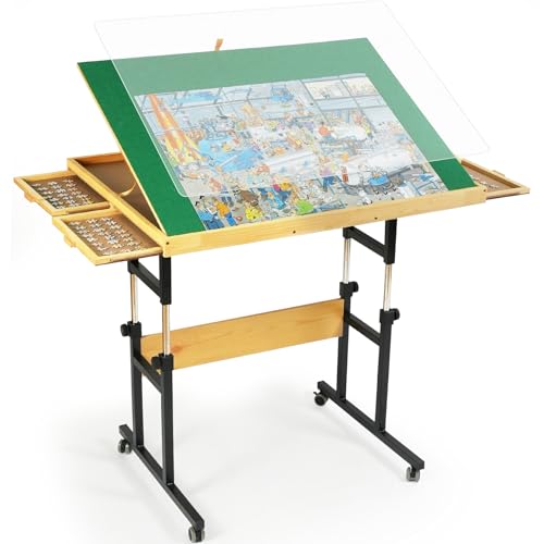 BuilderButler 1500 Teile Puzzletisch mit Beinen für Erwachsene von BuilderButler