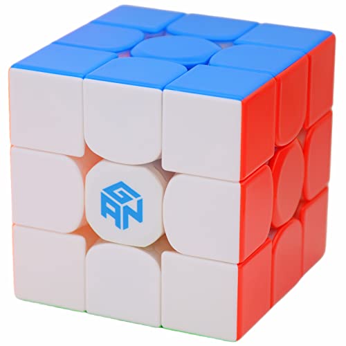 Bukefuno GAN 12 Maglev UV 3x3 Magnetischer Zauberwürfel Speed Puzzle GAN12 Maglev UV 3x3 Stickerless Cube Magic 3x3 Gans Cubes Flaggschiff (UV-beschichtet, glänzend & primär intern) von Bukefuno